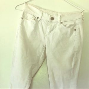 Loft white skinnies